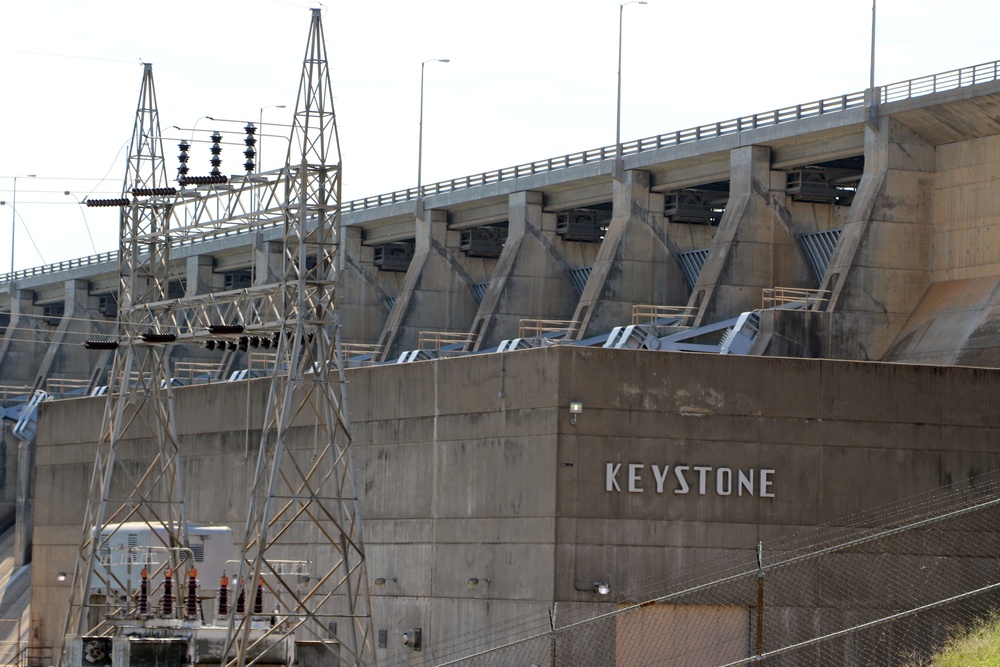 Keystone Lake Powerhouse one of eight hydropower plants in Tulsa District