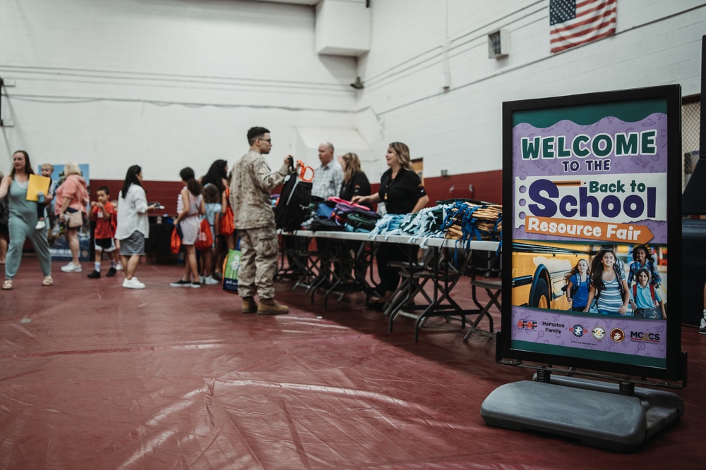 The Combat Center hosts a Back-to-School Resource Fair