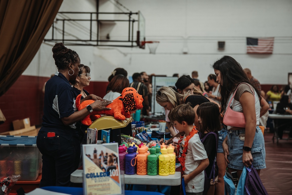 The Combat Center hosts a Back-to-School Resource Fair