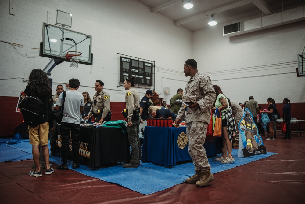 The Combat Center hosts a Back-to-School Resource Fair