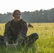 Marines with Marine Corps Combat Service Support Schools maneuver through an obstacle course