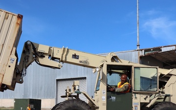 Joint Forces: Army Transporters and Navy Sailors train together at port