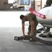 Preparing an F-16 Fighting Falcon for Maintenance