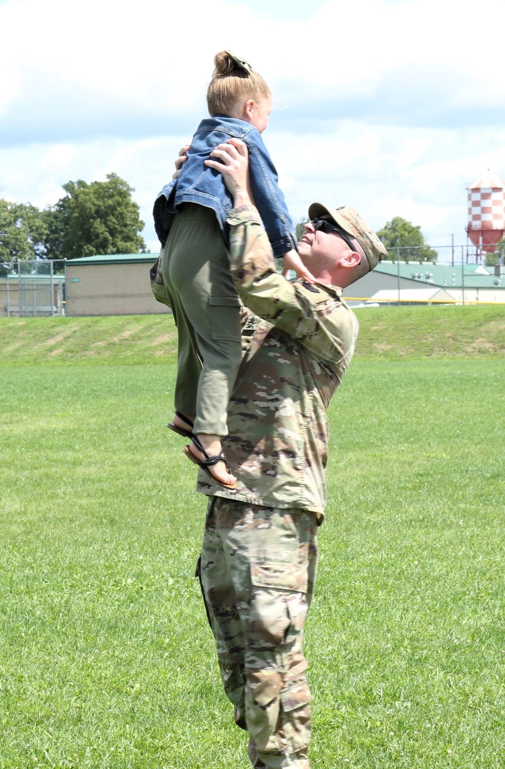 Celebration of family and service at farewell ceremony