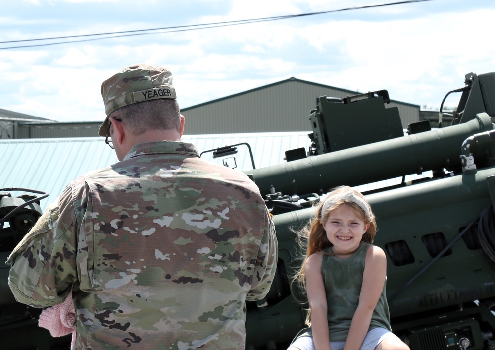 Celebration of family and service at farewell ceremony