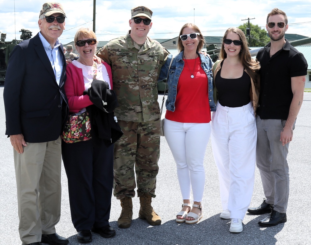 Celebration of family and service at farewell ceremony