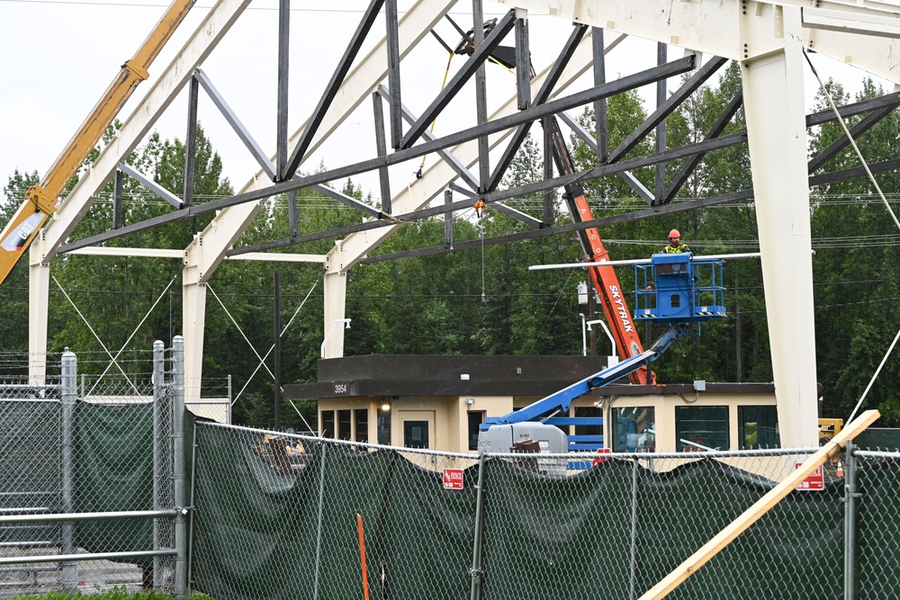 New Muldoon Gate canopy will improve safety, comfort