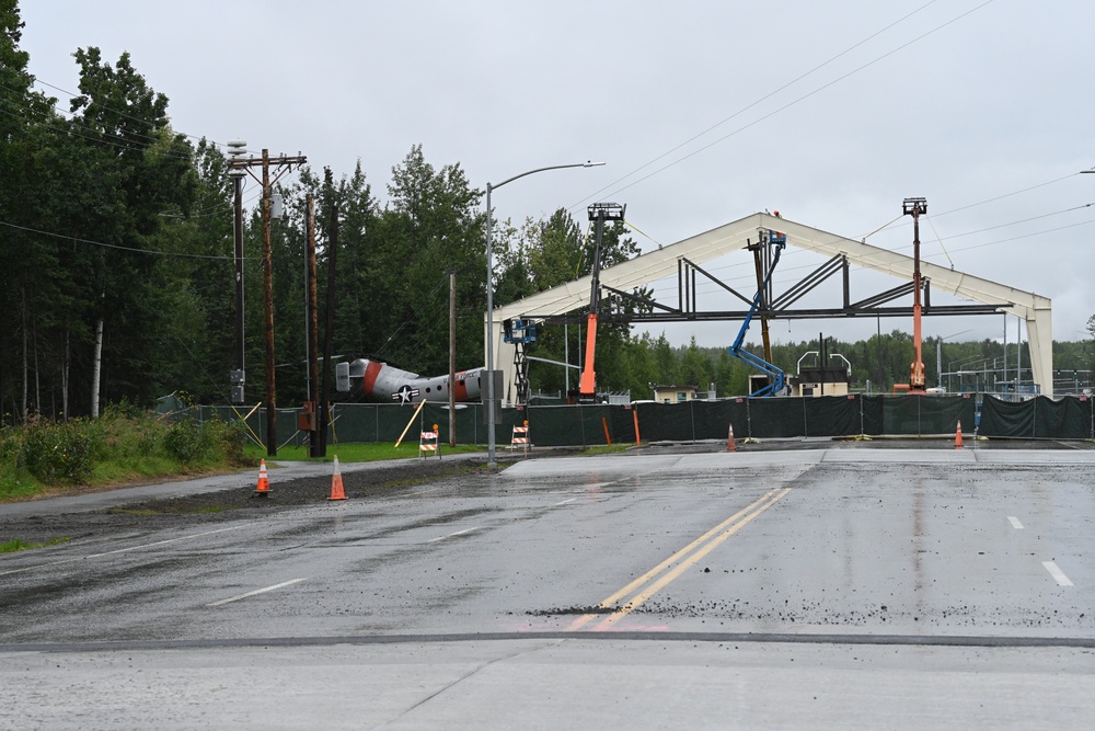 New Muldoon Gate canopy will improve safety, comfort