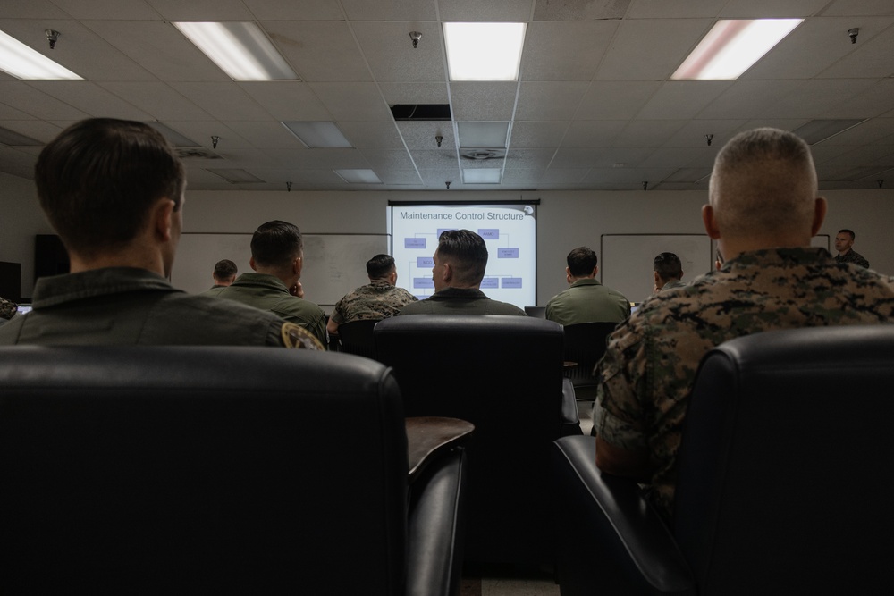 Marine Aviation Weapons and Tactics Squadron 1 hosts Maintenance Management Course