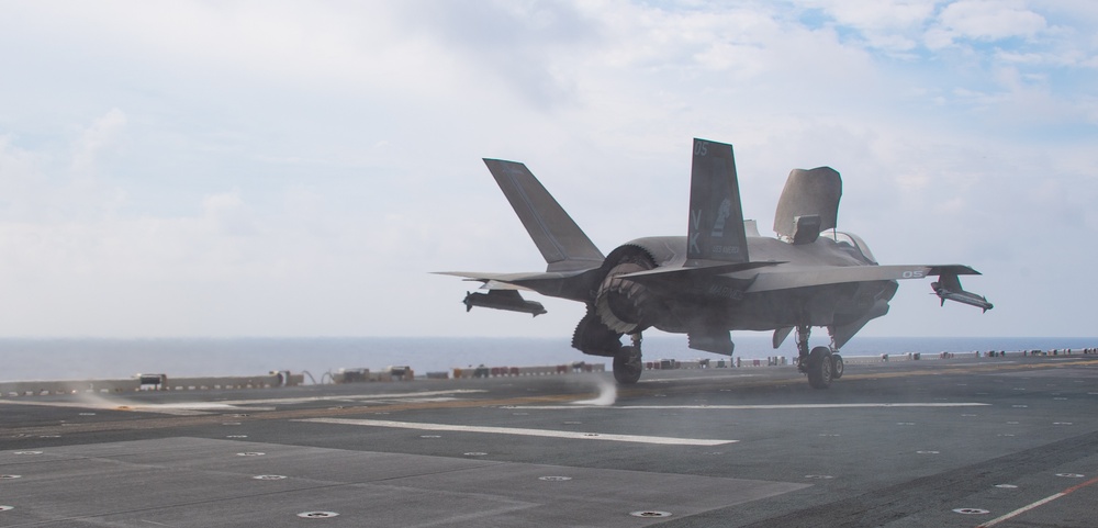 USS America (LHA 6) Conducts Flight Operations