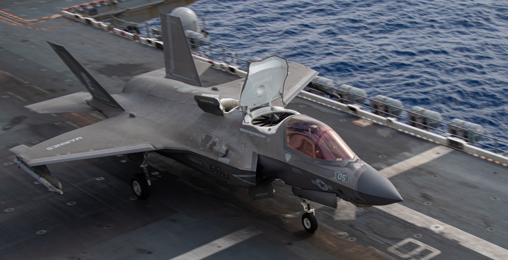 USS America (LHA 6) Conducts Flight Operations