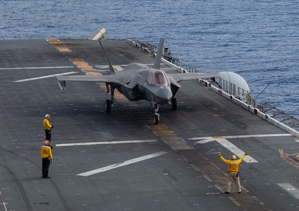 USS America (LHA 6) Conducts Flight Operations