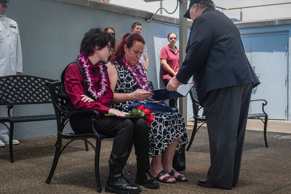 Fireman 2nd Class Joseph Carroll Interment Ceremony