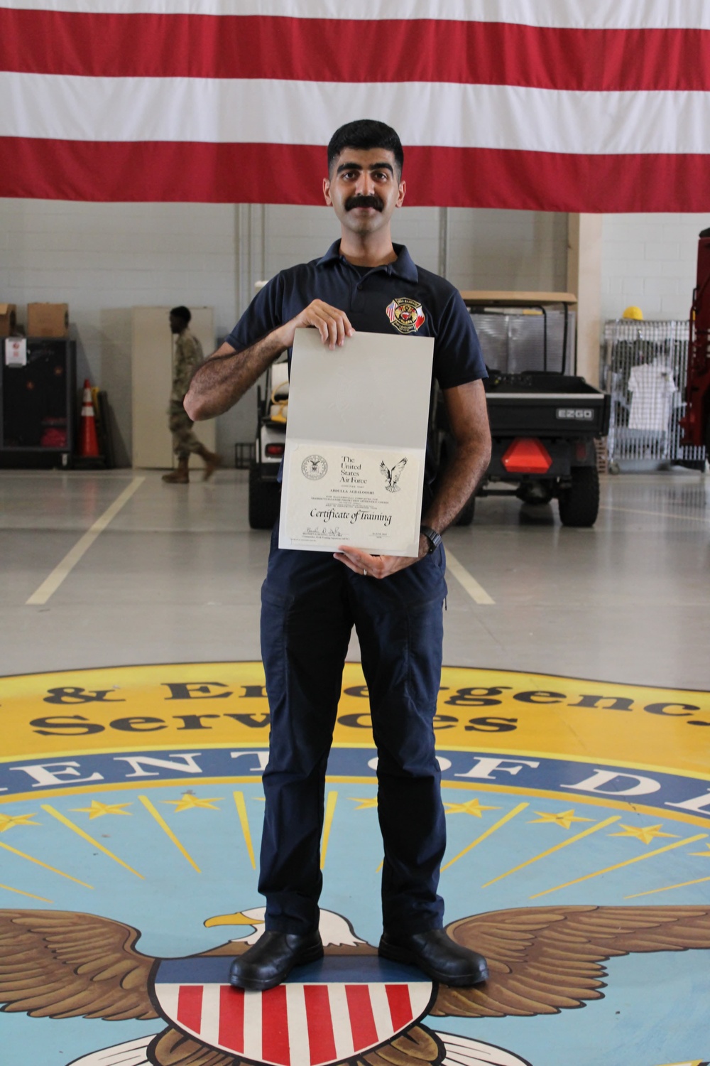 First Bahraini Civilian Firefighter Graduates from DoD Fire Academy