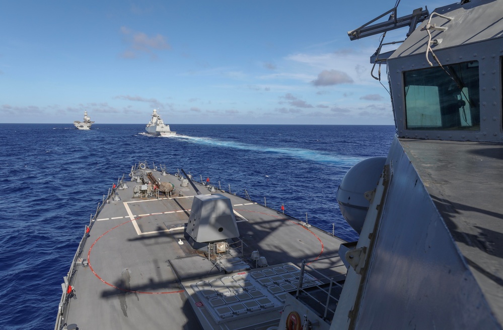 U.S. and Italian Naval Forces Conduct Bilateral Operations