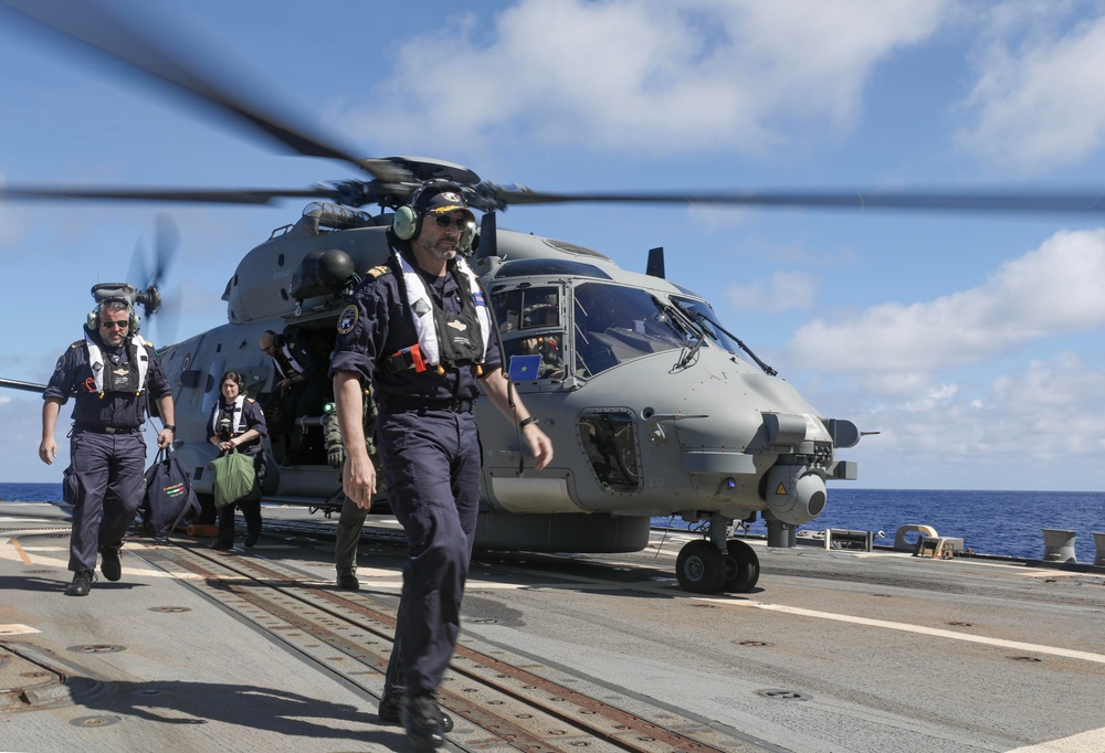 U.S. and Italian Naval Forces Conduct Bilateral Operations