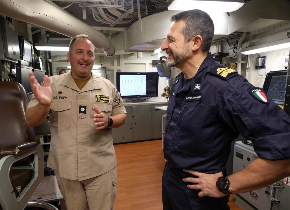 U.S. and Italian Naval Forces Conduct Bilateral Operations