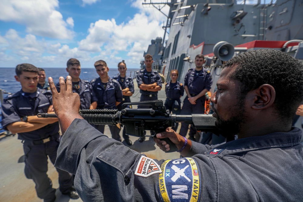 U.S. and Italian Naval Forces Conduct Bilateral Operations