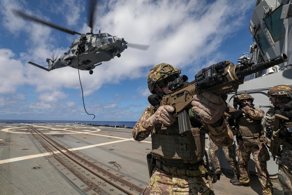 U.S. and Italian Naval Forces Conduct Bilateral Operations