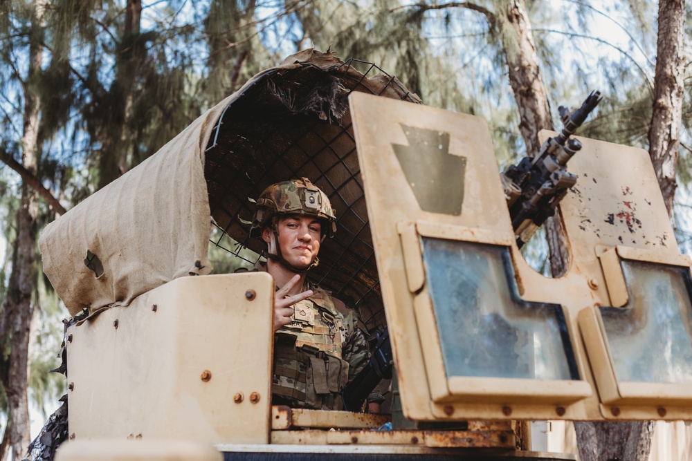 Task Force Paxton Soldiers Patrol in Kenya