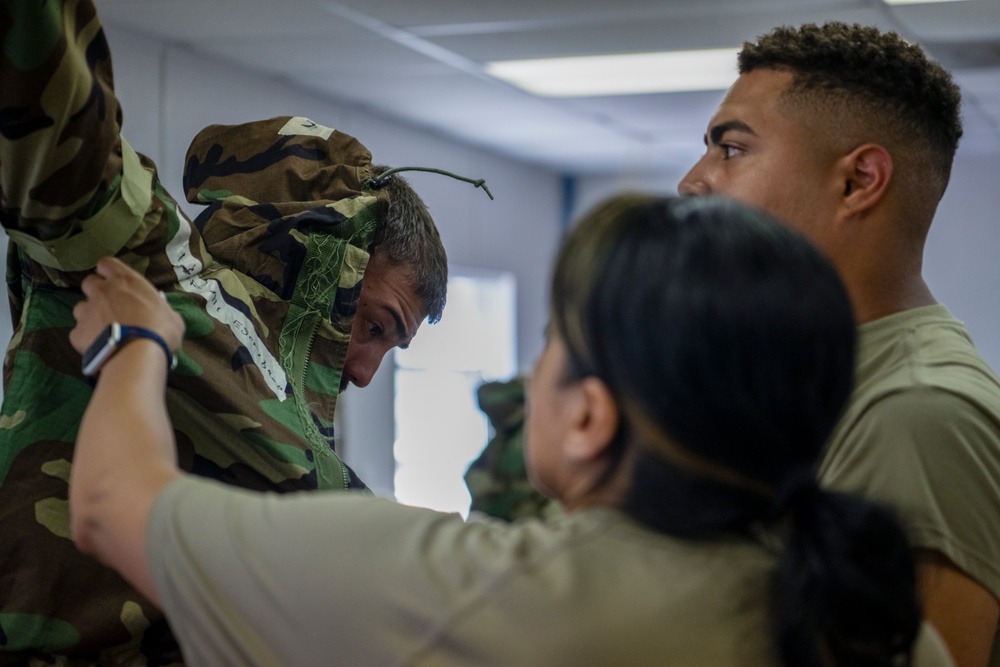 CBRNE training at the 156th Wing