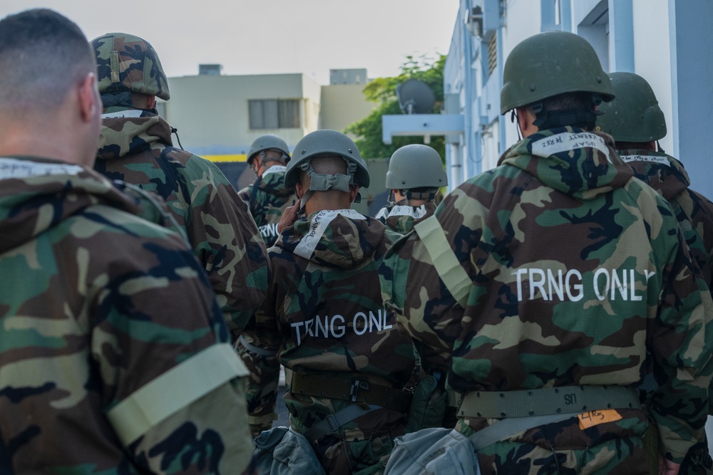 CBRNE training at the 156th Wing