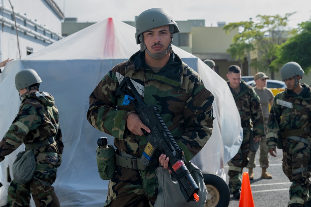 CBRNE training at the 156th Wing