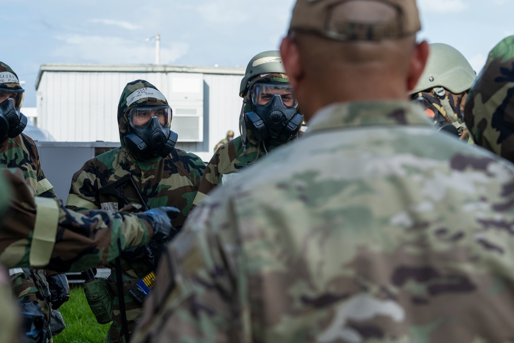 CBRNE training at the 156th Wing