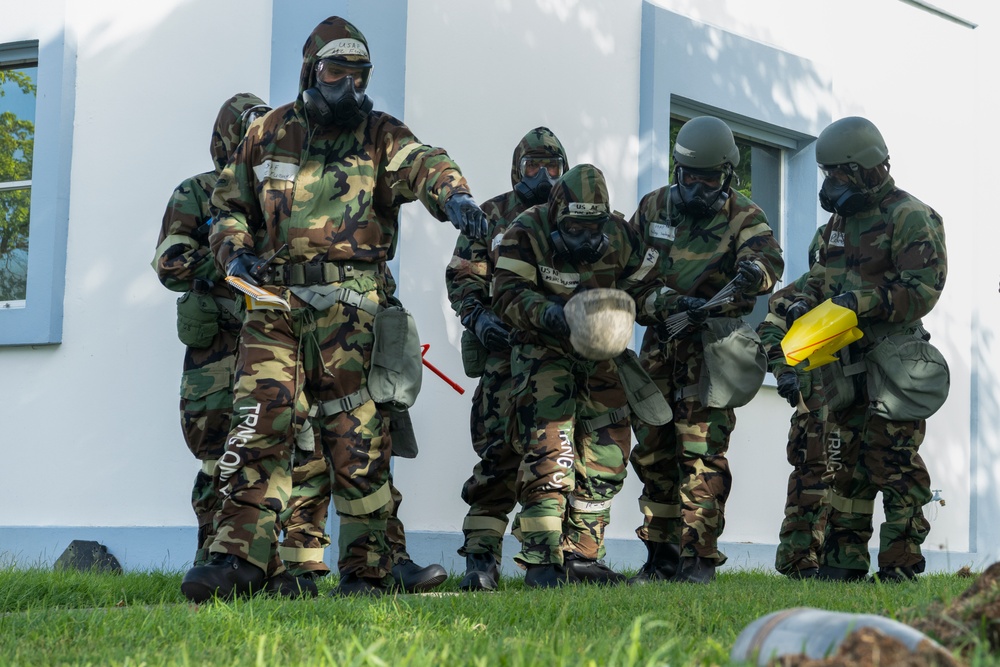 CBRNE training at the 156th Wing