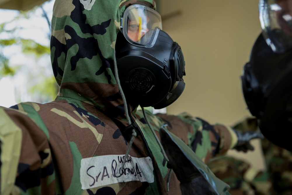 CBRNE training at the 156th Wing