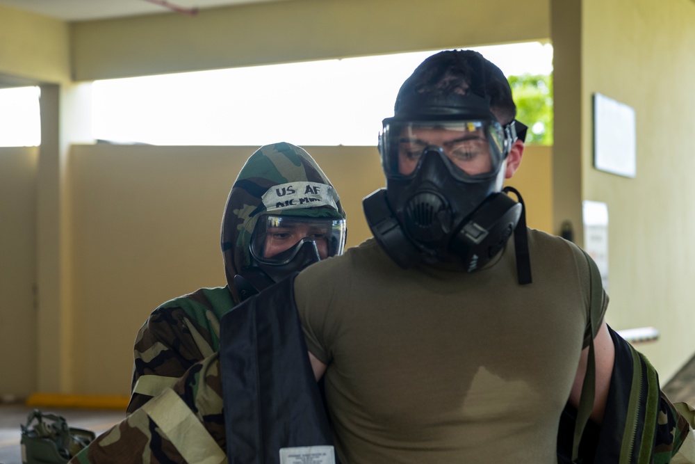 CBRNE training at the 156th Wing