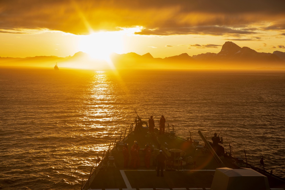 USS Delbert D. Black (DDG 119) participates in Operation NANOOK