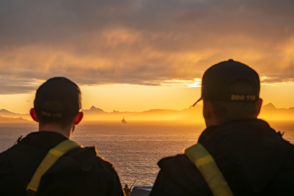 USS Delbert D. Black (DDG 119) participates in Operation NANOOK