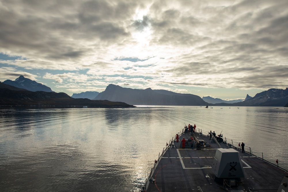 USS Delbert D. Black (DDG 119) participates in Operation NANOOK