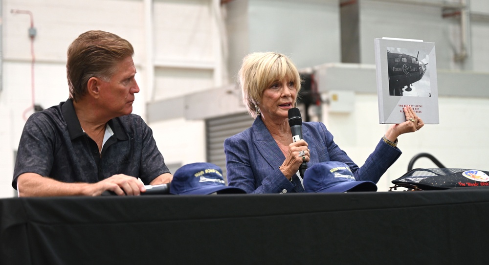 Sons, daughter of 100th BG veterans share their fathers’ stories at RAFM Heritage Day