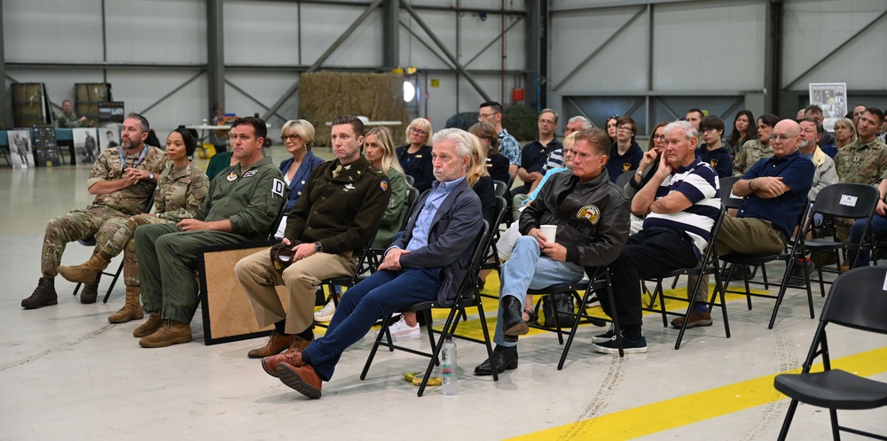 Sons, daughter of 100th BG veterans share their fathers’ stories at RAFM Heritage Day