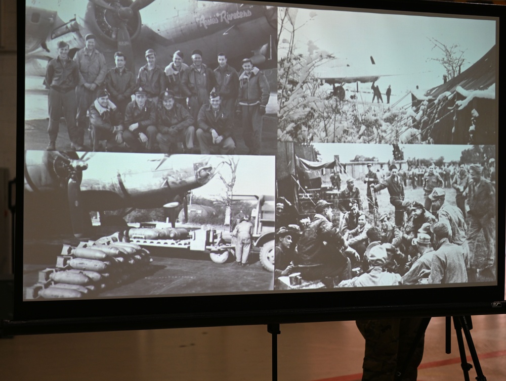 Sons, daughter of 100th BG veterans share their fathers’ stories at RAFM Heritage Day