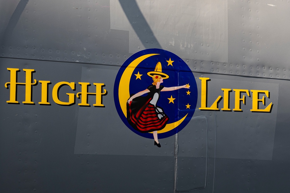 ‘High Life’ nose art steps back in time to echo original 100th BG markings from WWII