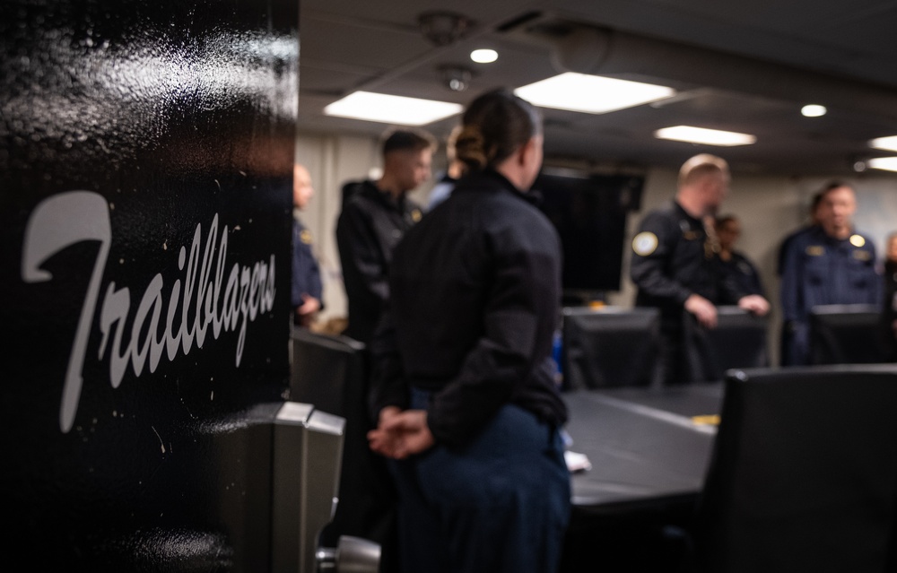 U.S. Second Fleet's Vice Commander Visit USS Delbert D. Black