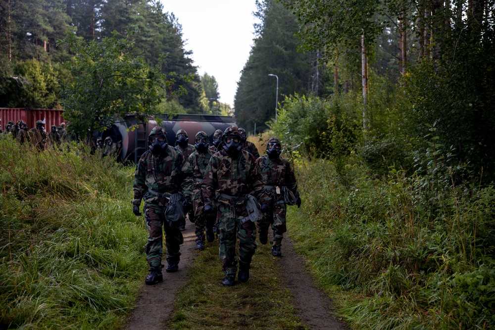 Finnish Readiness Exercise: CBRN Training