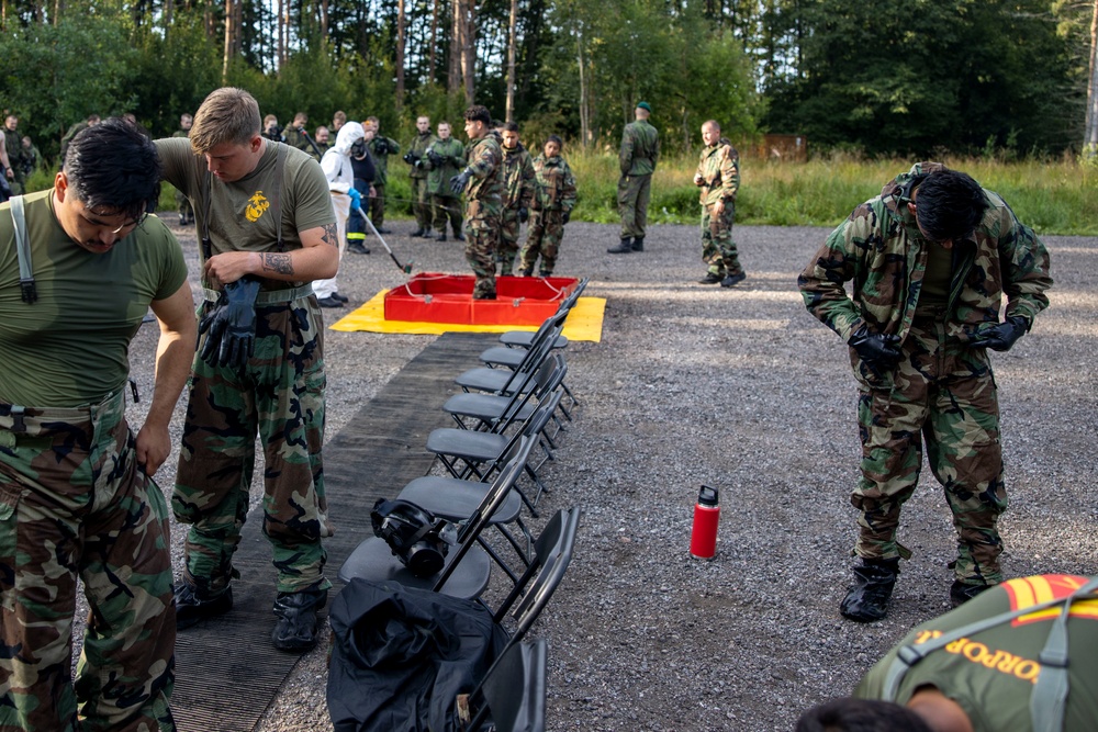 Finnish Readiness Exercise: CBRN Training