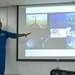 Commander Andre Douglas visits Coast Guard Air Station Miami