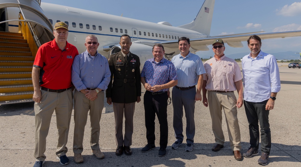 U.S. Army Southern European Task Force, Africa (SETAF-AF), leadership discuss security and cooperation efforts with Congressional Delegation