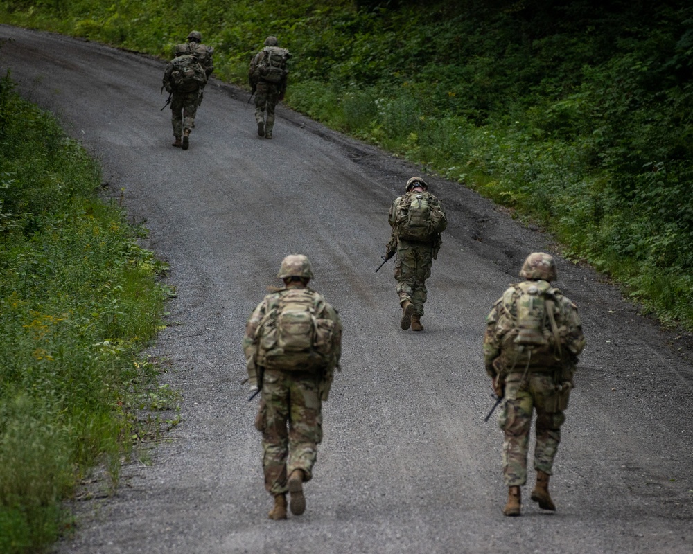 U.S. Army National Guard soldiers compete at the 2024 National Best Warrior Competition