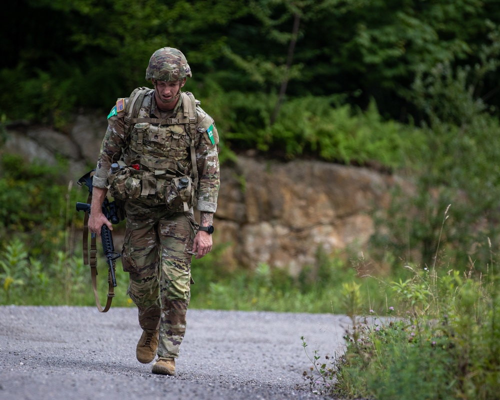 U.S. Army National Guard soldiers compete at the 2024 National Best Warrior Competition