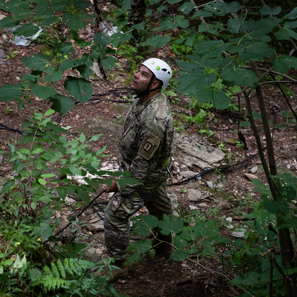 U.S. Army National Guard soldiers compete at the 2024 National Best Warrior Competition