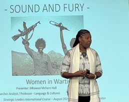 Sound and Fury: Women in Wartime provides NAVSCIATTS Strategic Leaders with Strategic Framework for WPS Principles
