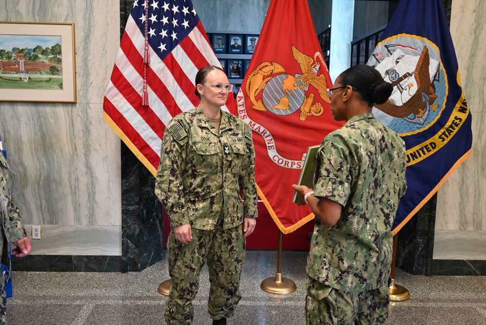Introducing the Chief Selectees at Naval Hospital Beaufort