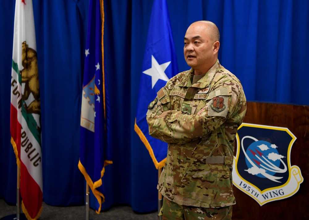 Brig. Gen. Chikasawa visits 195th Wing