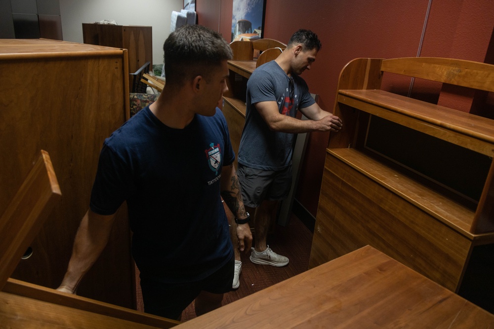 1st Bn., 1st Marines holds barracks improvement event